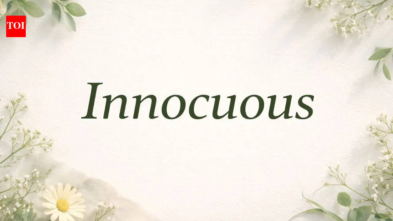 Word of the day: Innocuous