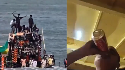 Beer party during Ganga boat ride in Varanasi raises eyebrows; 1 arrested after video goes viral