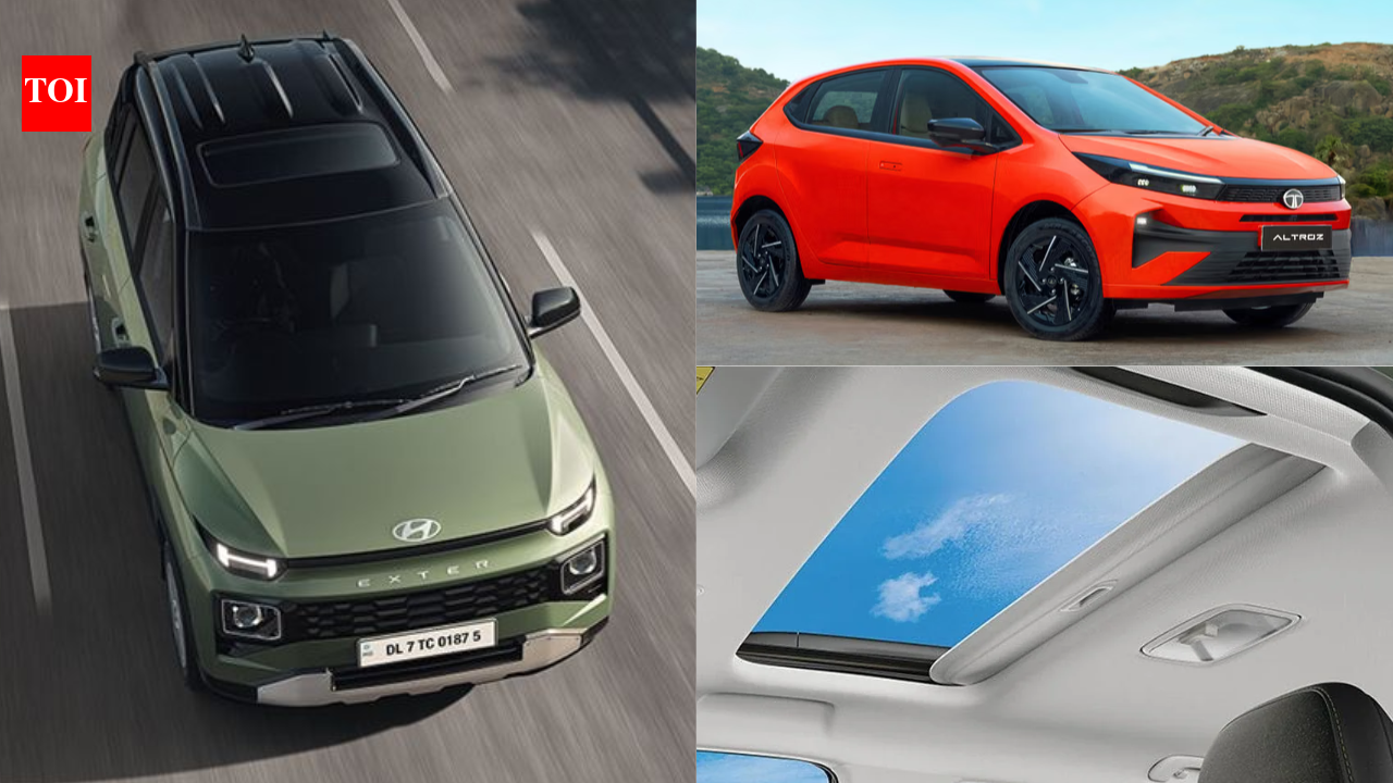 Affordable cars,SUVs with sunroof under Rs 8 lakh: Hyundai i20, Punch & more
