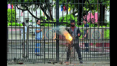 Putting house in order: Guard up a day after security breach