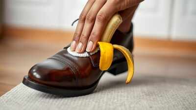 The banana peel trick that can give your leather shoes a quick shine