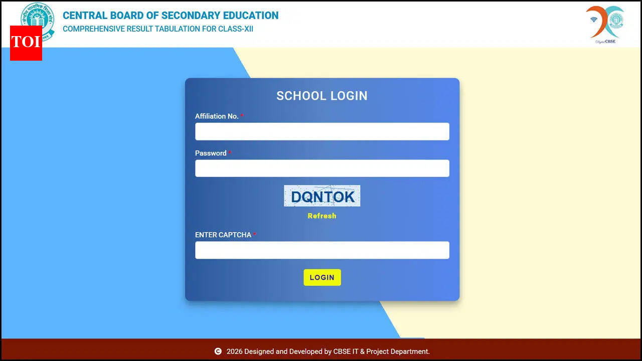 CBSE Class 12 marks upload portal opens for West Asia schools; check direct link here