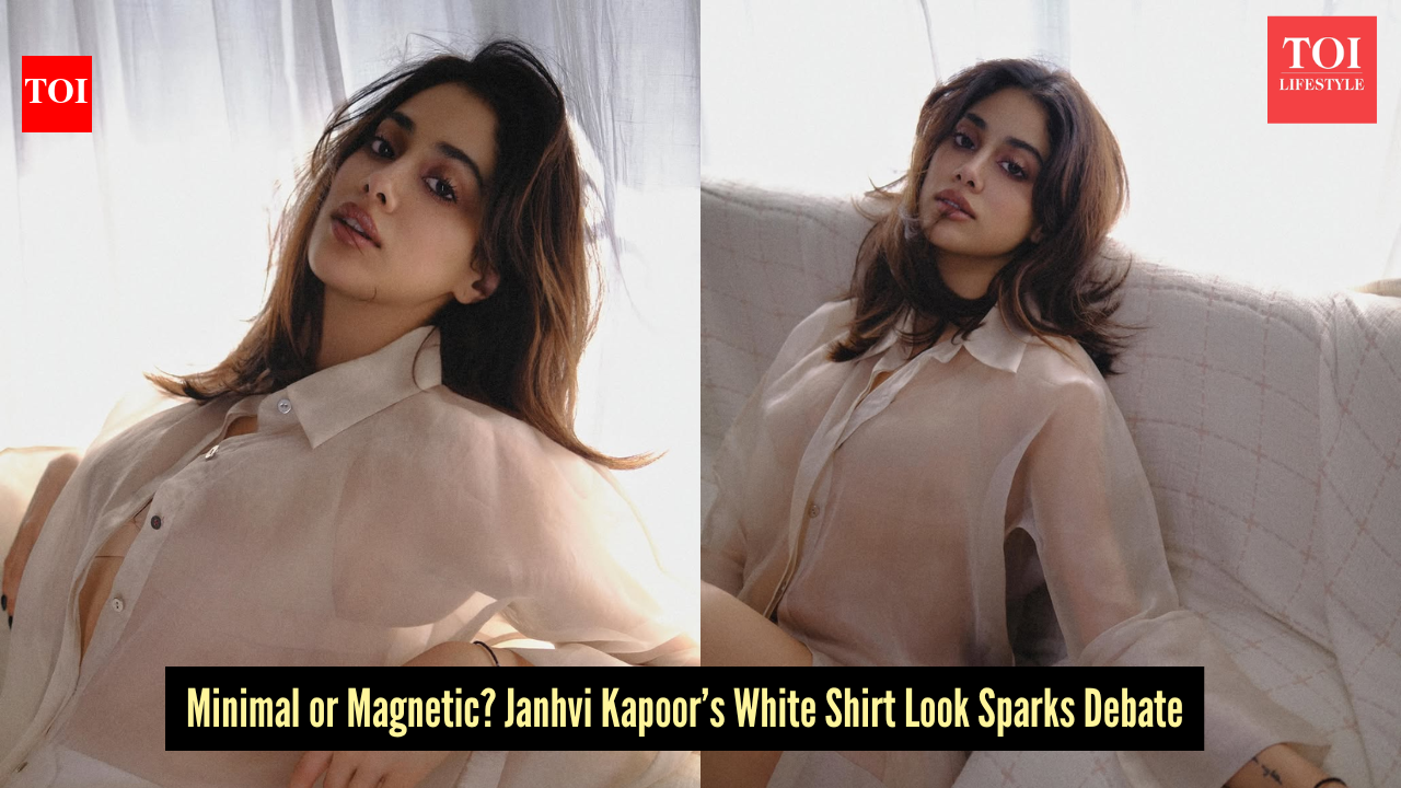 Is this Janhvi Kapoor’s most sensual look yet? The white shirt that broke the internet