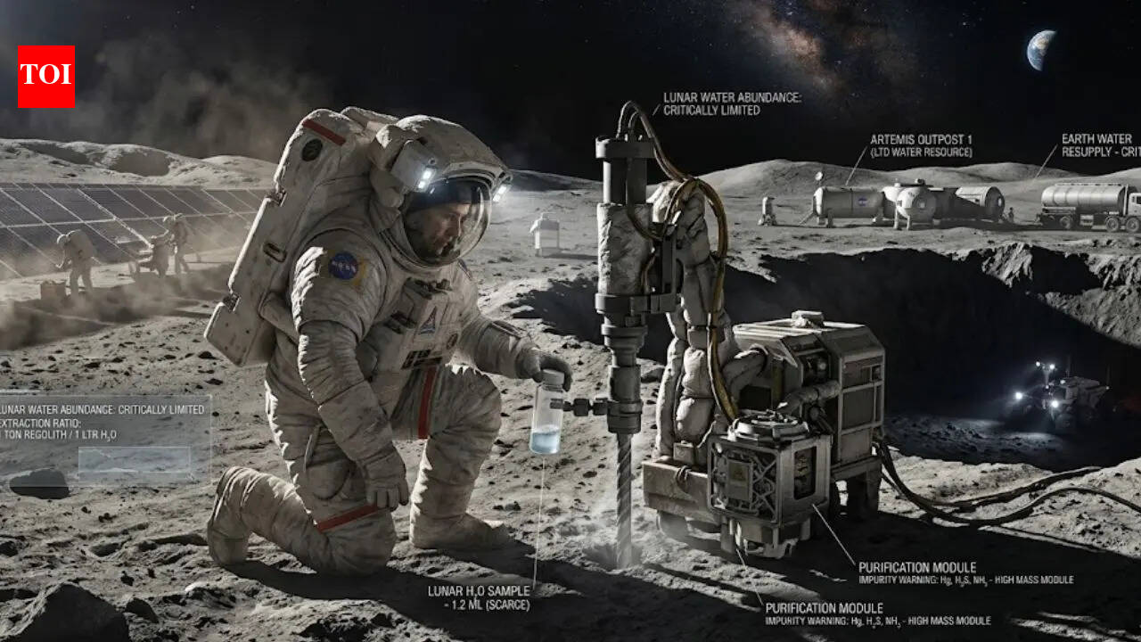 The Moon has water, but it may not be enough for future space missions