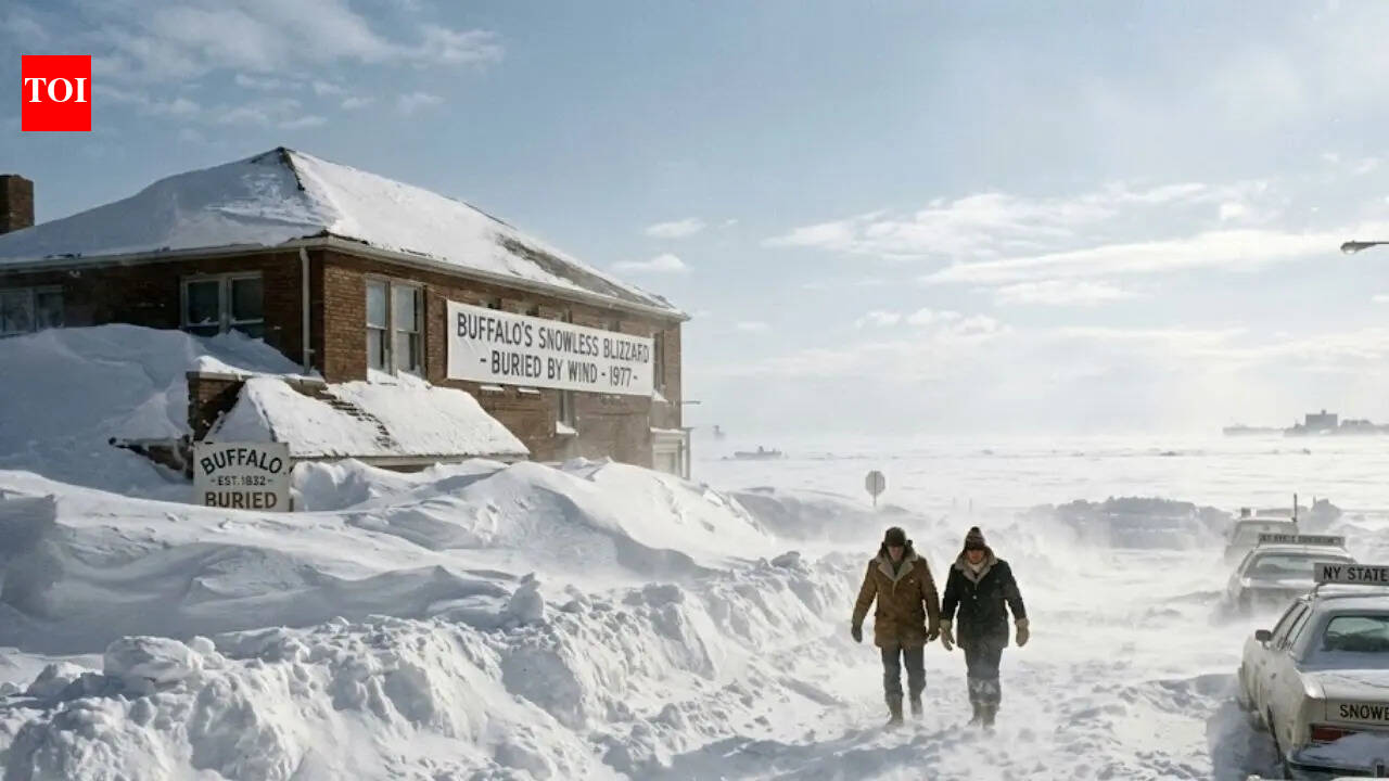 Why did New York disappear in 1977 under snow that never fell from the clouds