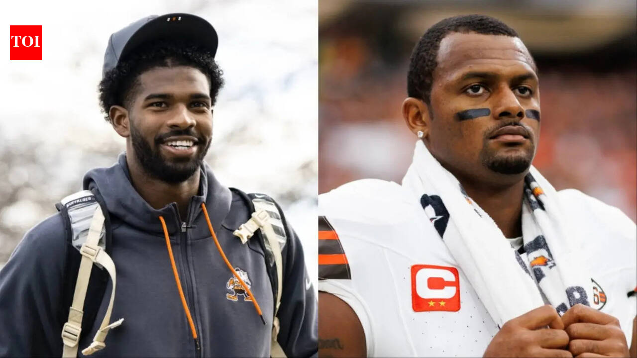 Shedeur Sanders receives QB1 treatment at Cleveland Browns players report while Deshaun Watson faces criticism for TikTok video