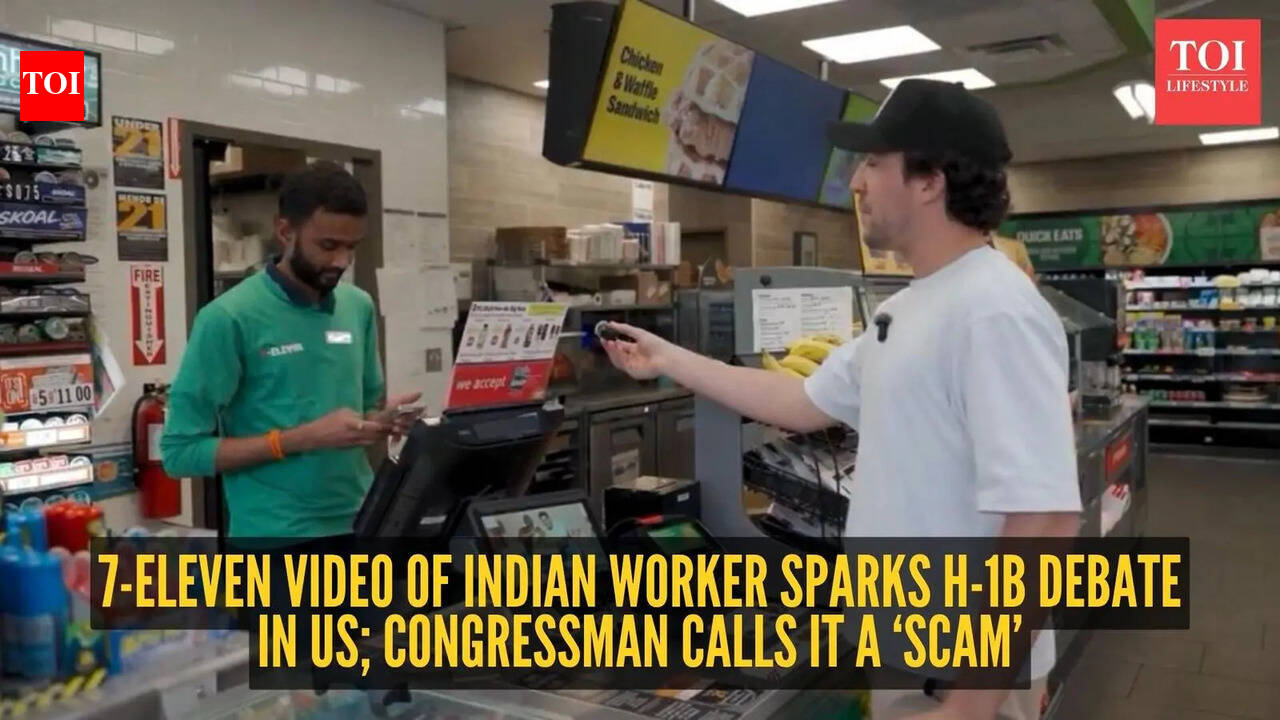 7-Eleven video of Indian worker sparks H-1B debate in US; congressman calls it a ‘scam’