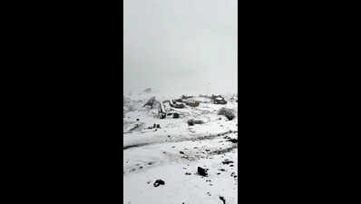 ‘Rare’ April snowfall, rain lash Uttarakhand; Char Dham yatra preparations hit