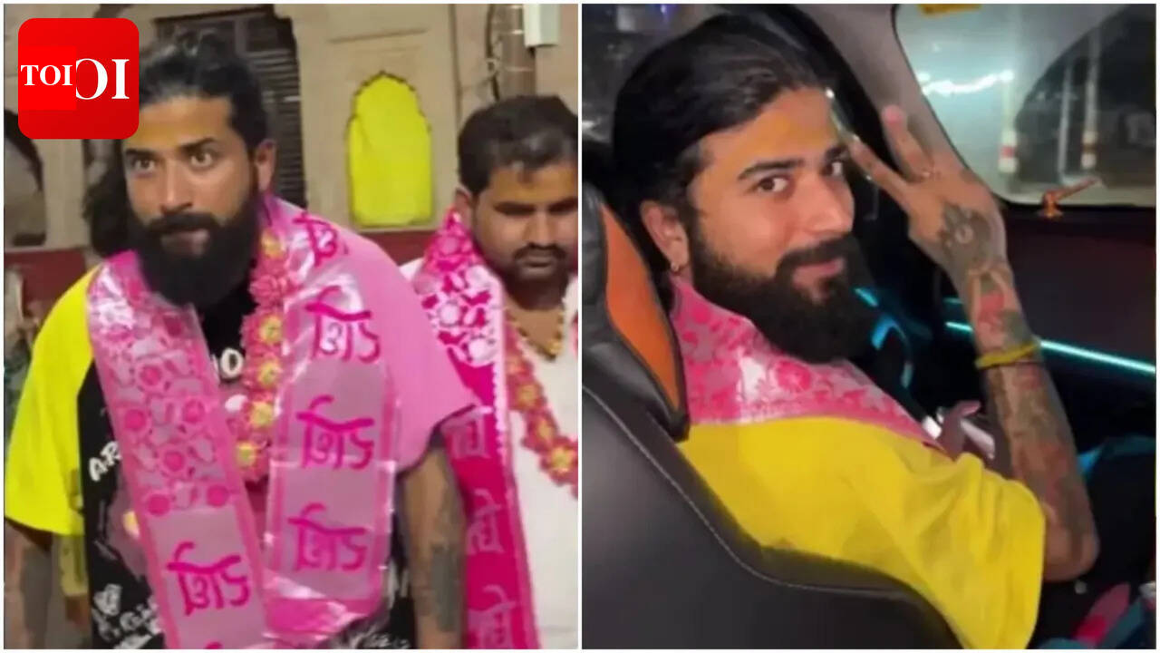 Bigg Boss 17 fame Anurag Dobhal visits Vrindavan after car crash and child’s birth; says 'Premanand Ji Maharaj comes...'