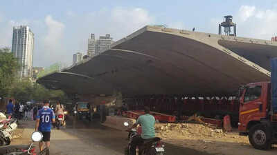 BMC corporator slams lack of safety measures at Goregaon-Mulund Link Road project site on Film City Road in Mumbai
