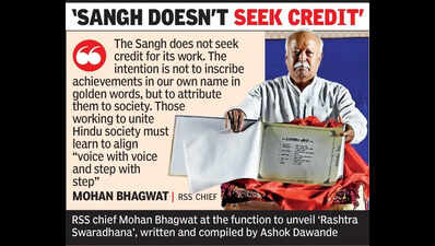 RSS built by swayamsevaks, not anyone’s krupa: Bhagwat