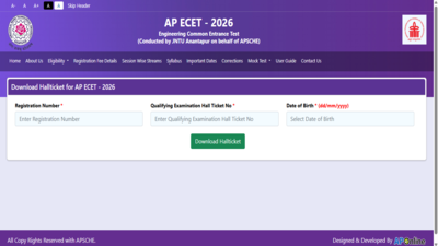 AP ECET 2026 hall ticket released at cets.apsche.ap.gov.in: Direct link to download admit card here