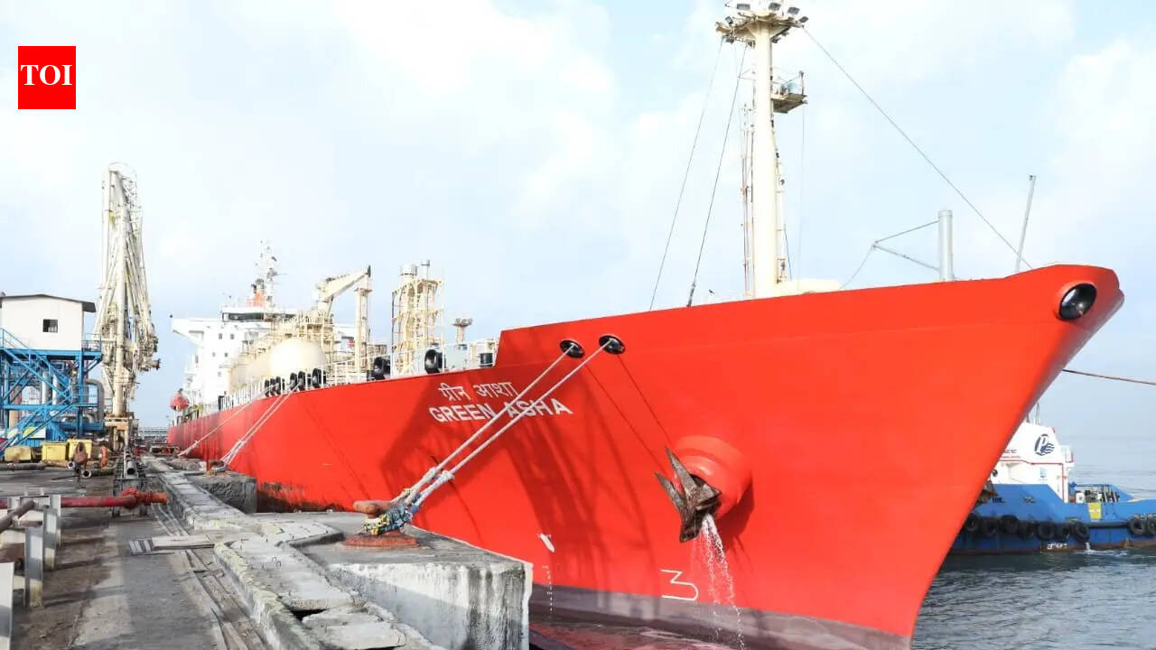 War shadows, LPG lifeline holds: ‘Green Asha’ docks at JNPA after Hormuz crossing