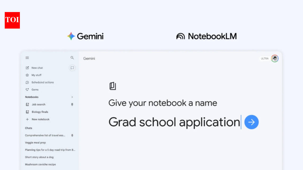 Google Gemini's new Notebooks feature lets you sync chats, files, and research with NotebookLM: Here’s how it works