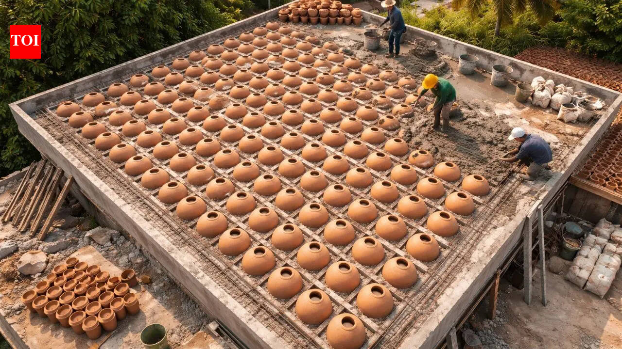 Clay pot roofs: How this simple technique can keep your home cooler without AC | – The Times of India