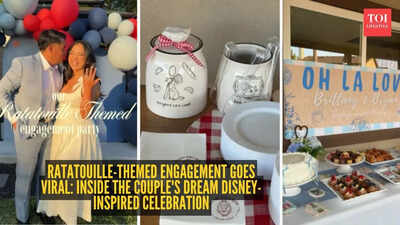 Ratatouille-themed engagement goes viral: Inside the couple's dream Disney-inspired celebration