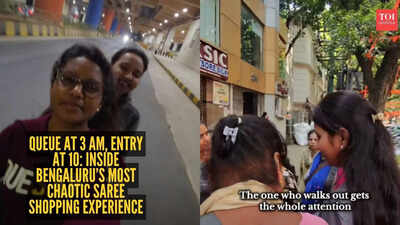 6-hour wait for just 10 minutes inside: Bengaluru woman’s Mysore silk saree shopping experience sparks debate online