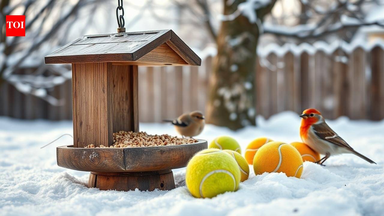 How something as simple as a tennis ball helps winter wildlife stay safe