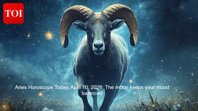 Aries Horoscope Today, April 10, 2026: The moon keeps your mood balanced