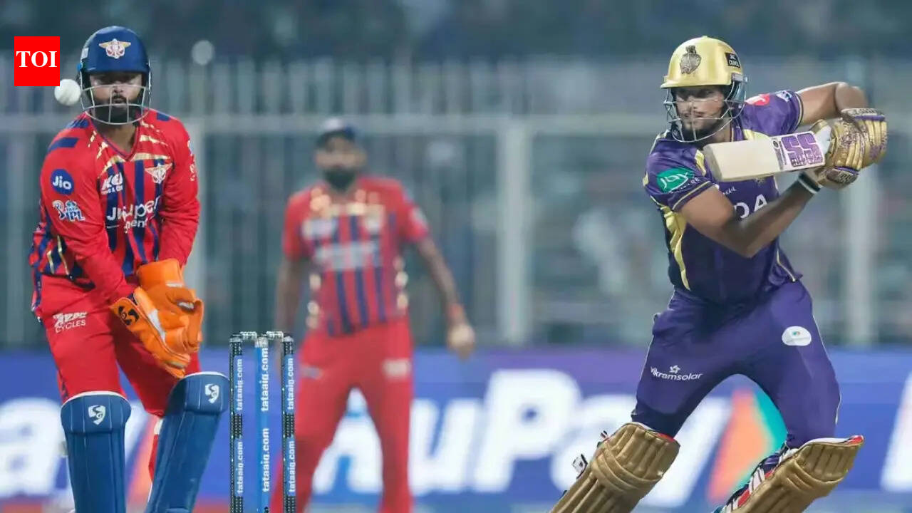 KKR vs LSG Live, IPL: Rahane, Raghuvanshi lift tempo as KKR push for big score
