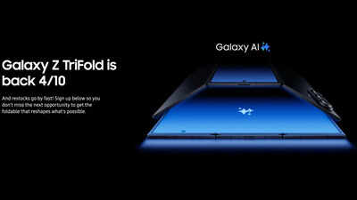 Weeks after 'Sold Out' message on website, Samsung is restocking Galaxy Z TriFold in US: Here's when you can buy it
