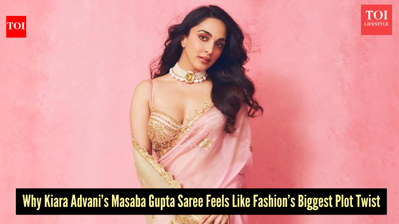 What makes Kiara Advani’s Masaba Gupta saree the internet’s latest fashion obsession?