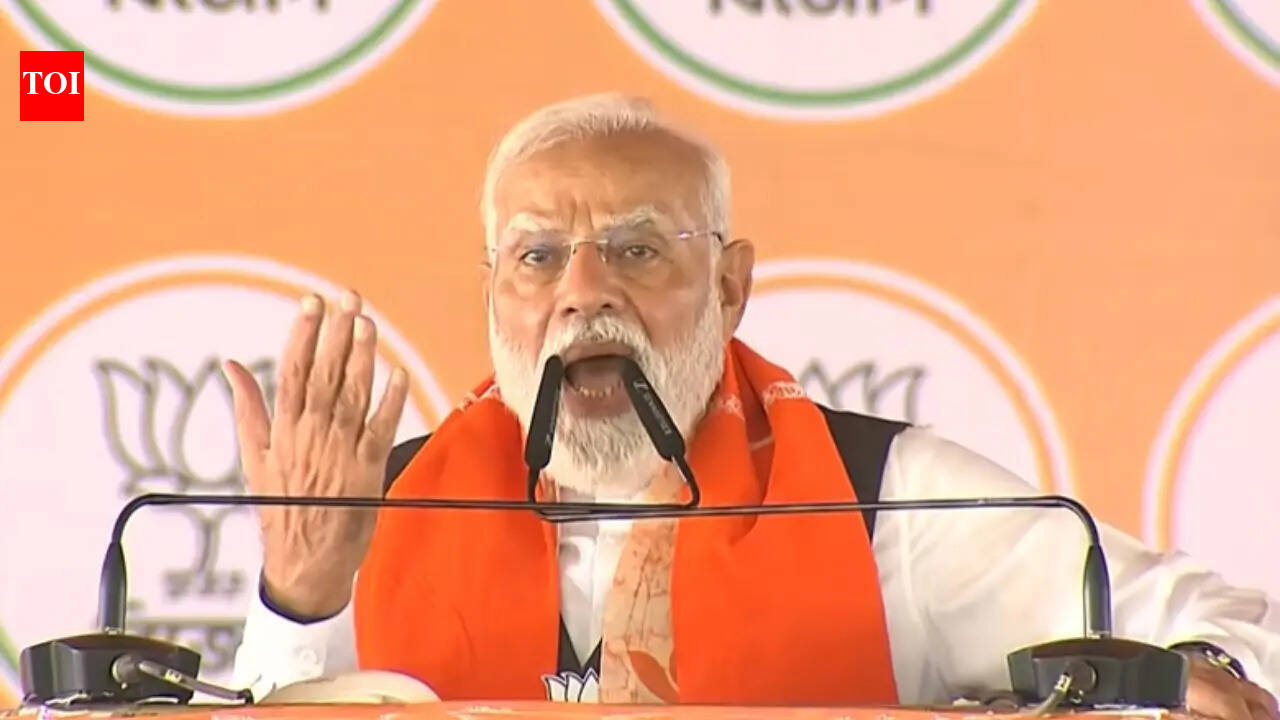 ‘Bomb-making became cottage industry’: PM Modi attacks Mamata Banerjee, TMC at Birbhum rally | India News – The Times of India