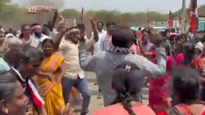 Govt schoolteacher faces heat after dancing at AIADMK event