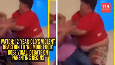 Watch: 12-year-old’s violent reaction to ‘no more food’ goes viral, debate on parenting begins
