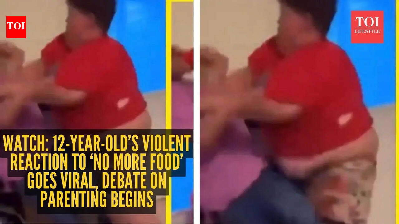 Watch: 12-year-old’s violent reaction to ‘no more food’ goes viral, debate on parenting begins