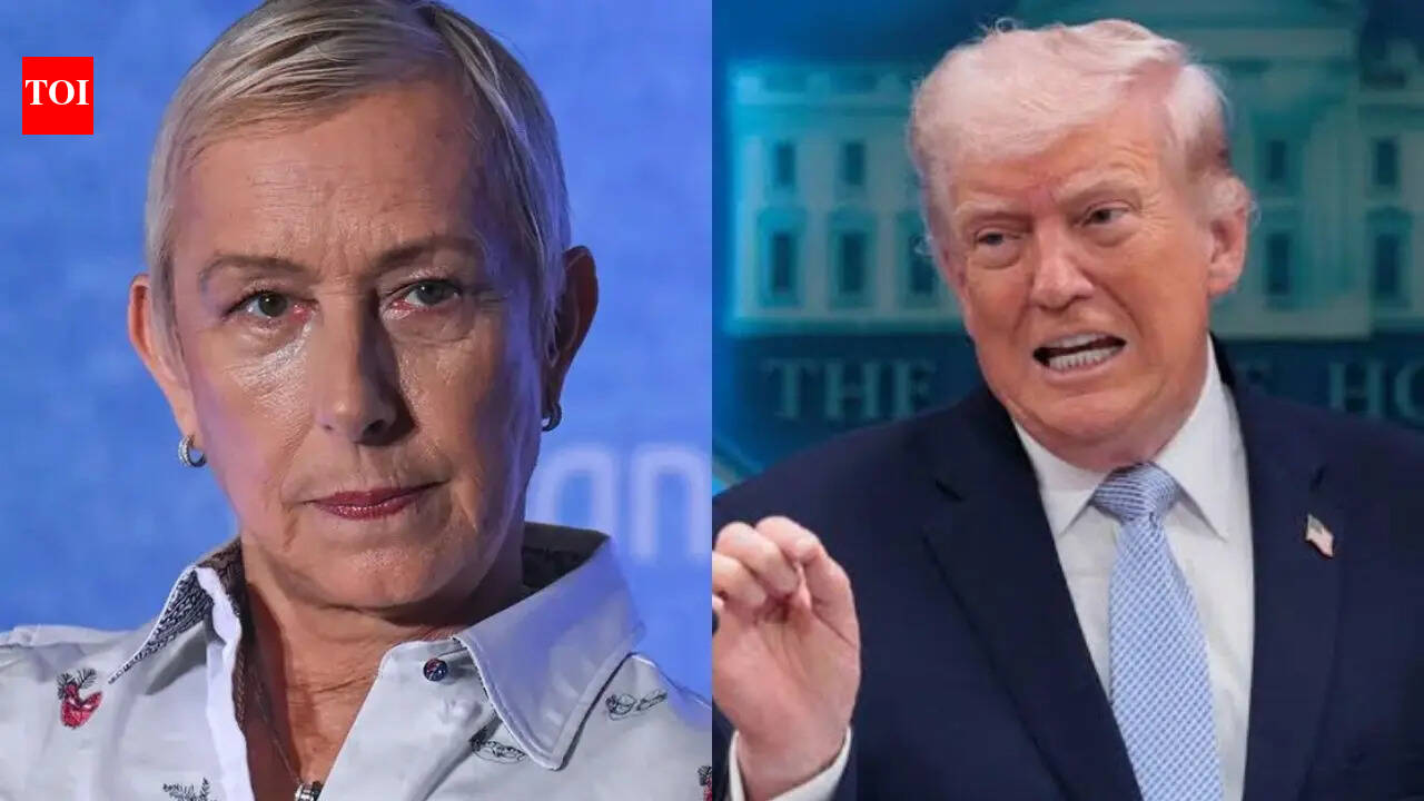 Tennis legend Martina Navratilova points out big split after Donald Trump attacks Candace Owens and other podcasters in fiery post