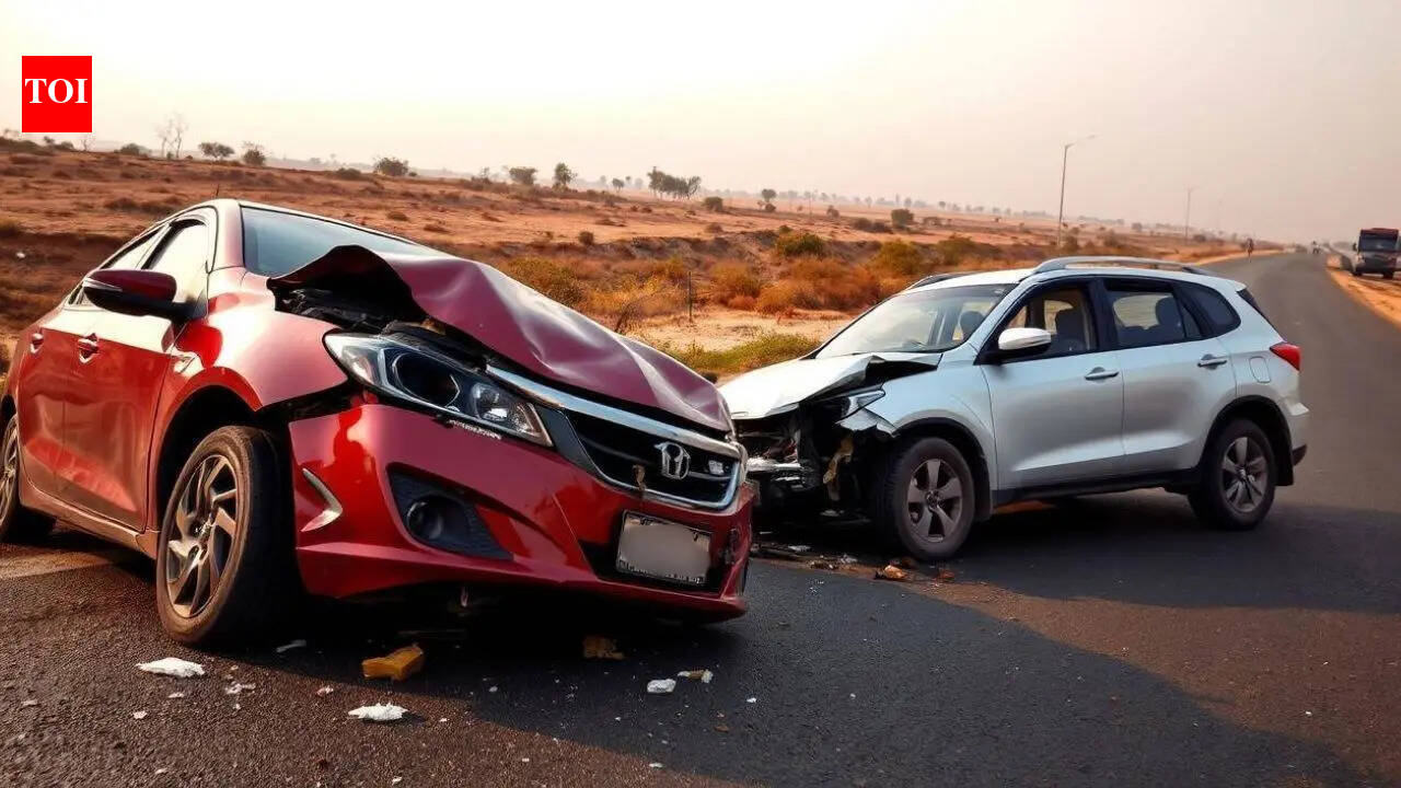 6 of family killed, 3 injured as 2 cars collide on NH-30 in Chhattisgarh’s Kanker