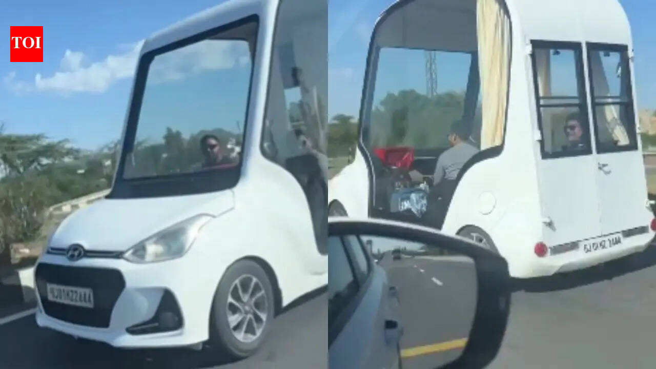 Hyundai Grand i10 modified into moving ‘flat’! Watch viral video