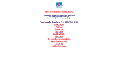 MPESB MP Police Constable final result 2026 released at esb.mp.gov.in: Direct link to download scorecards here