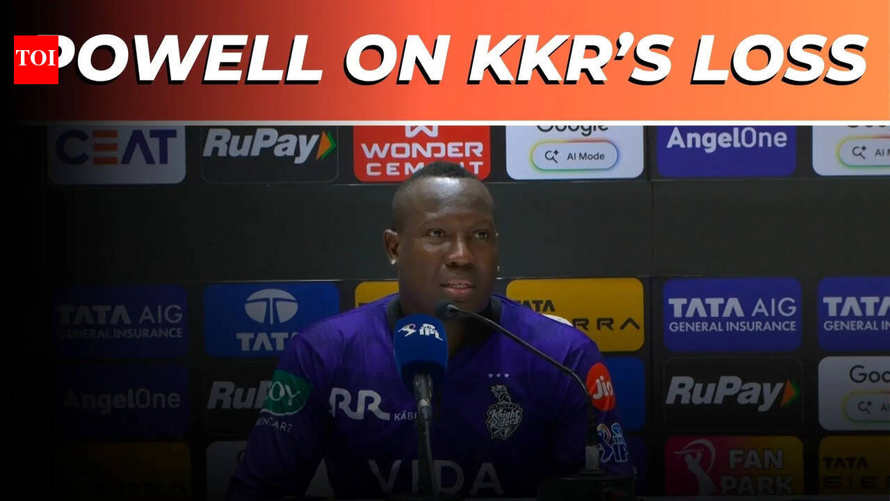 Rovman Powell reacts after KKR’s heartbreaking home defeat