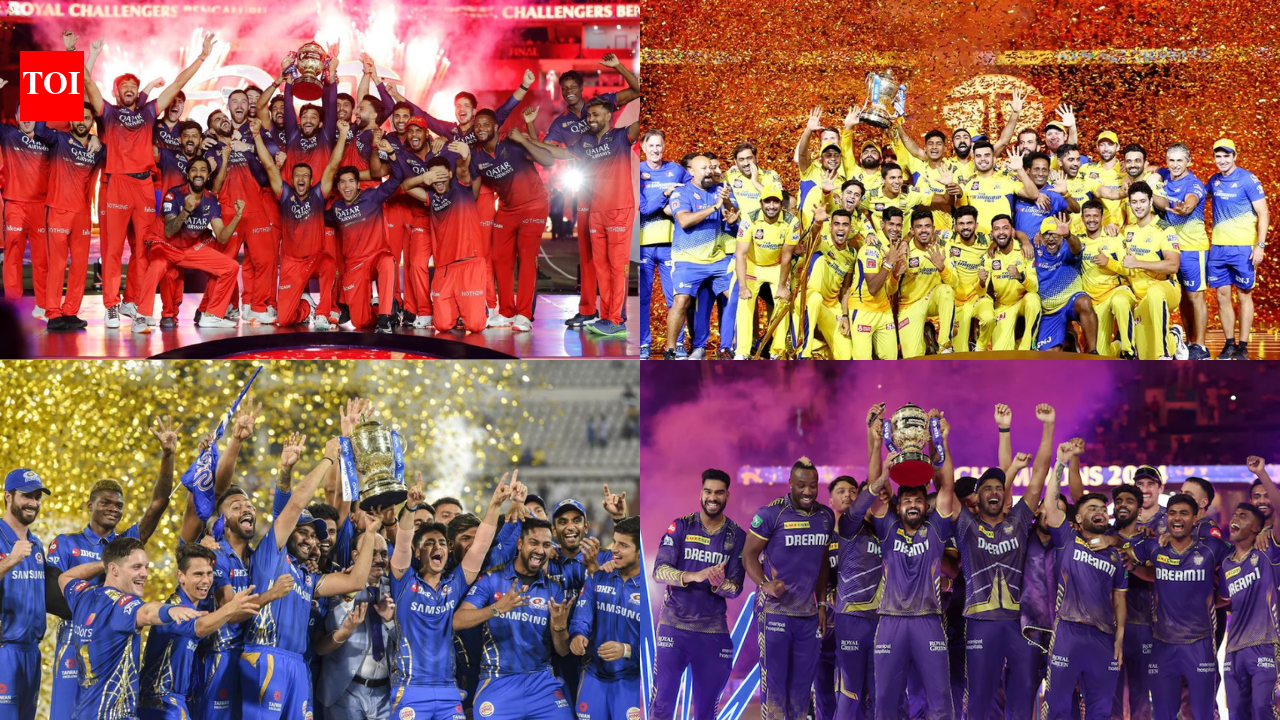 IPL winners list from 2008–2025: From RCB breaking jinx after 18 years to CSK's dominance with 10 finals