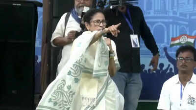  Mamata Banerjee attacks BJP at poll rally; says vote for TMC to keep Bengal safe