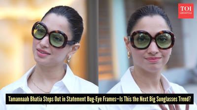 Tamannaah Bhatia makes bug-eye sunglasses the coolest comeback accessory with an old Hollywood flair