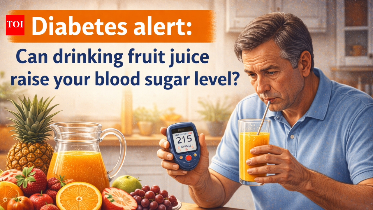 Diabetes alert: Can drinking fruit juice raise your blood sugar level?