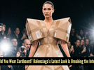 Is Balenciaga&rsquo;s cardboard slip dress a fashion genius or pure AI gimmick?