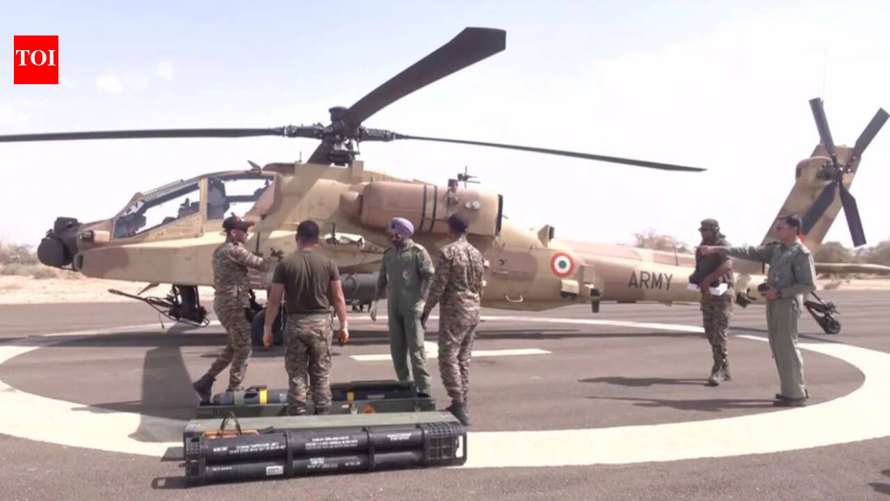 Watch: India unleashes Apache's fury; Army's deadliest chopper dominates Brahmastra