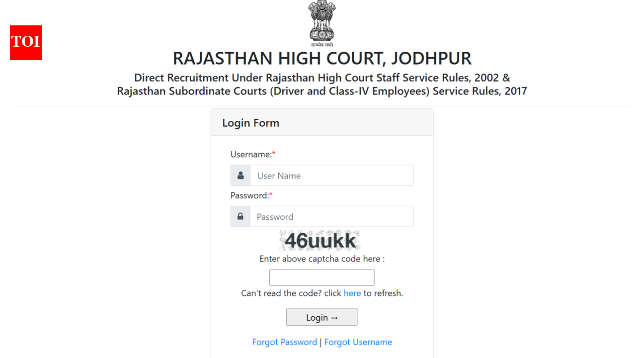 Rajasthan High Court Driver admit card 2026: Direct link to download hall tickets here