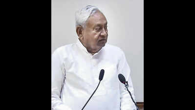 Nitish takes oath as Rajya Sabha member, paving way for new govt