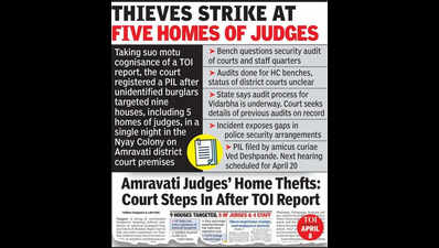 HC seeks security audit details after burglary at judges’ quarters in Amravati