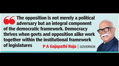 Goa governor calls for longer assembly sittings to ensure public issues get attention they deserve