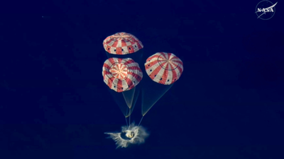 Nasa's Artemis II crew returns to Earth with Pacific splashdown near California's San Diego