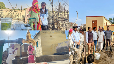 Narmada water reaches Rajasthan’s border village Sundra after 728 km, ending decades of scarcity