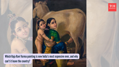 Which Raja Ravi Varma painting is now India’s most expensive ever, and why can’t it leave the country?