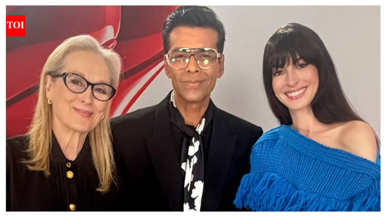 Exclusive: Karan Johar surprised Meryl Streep & Anne Hathaway with this gift!