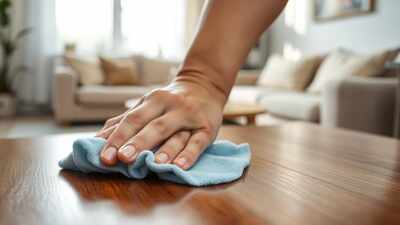 The static secret behind using a damp cloth to remove dust